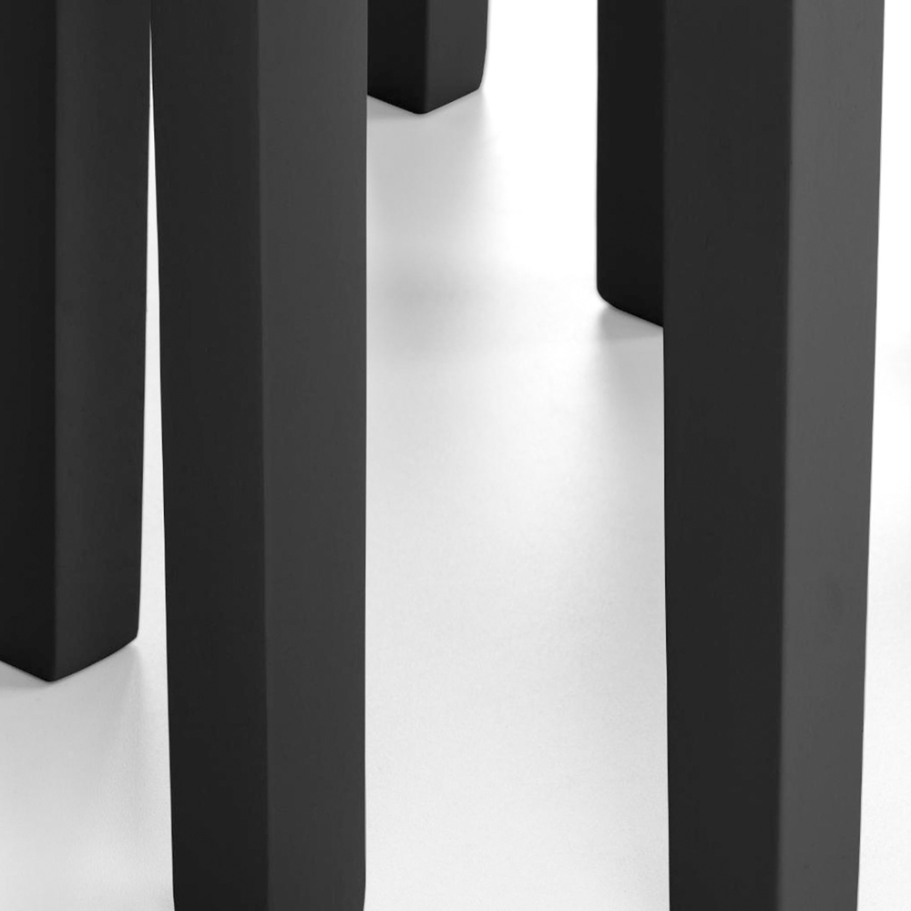 Julian Bowen Cleo 2 Tone Black and Oak Nest of Tables Set of 3 Image 5