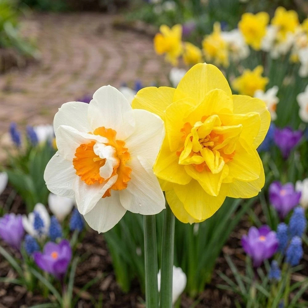 Thompson and Morgan Daffodil Double Classic Mixed Planting Bulb 32 Pack Image 7