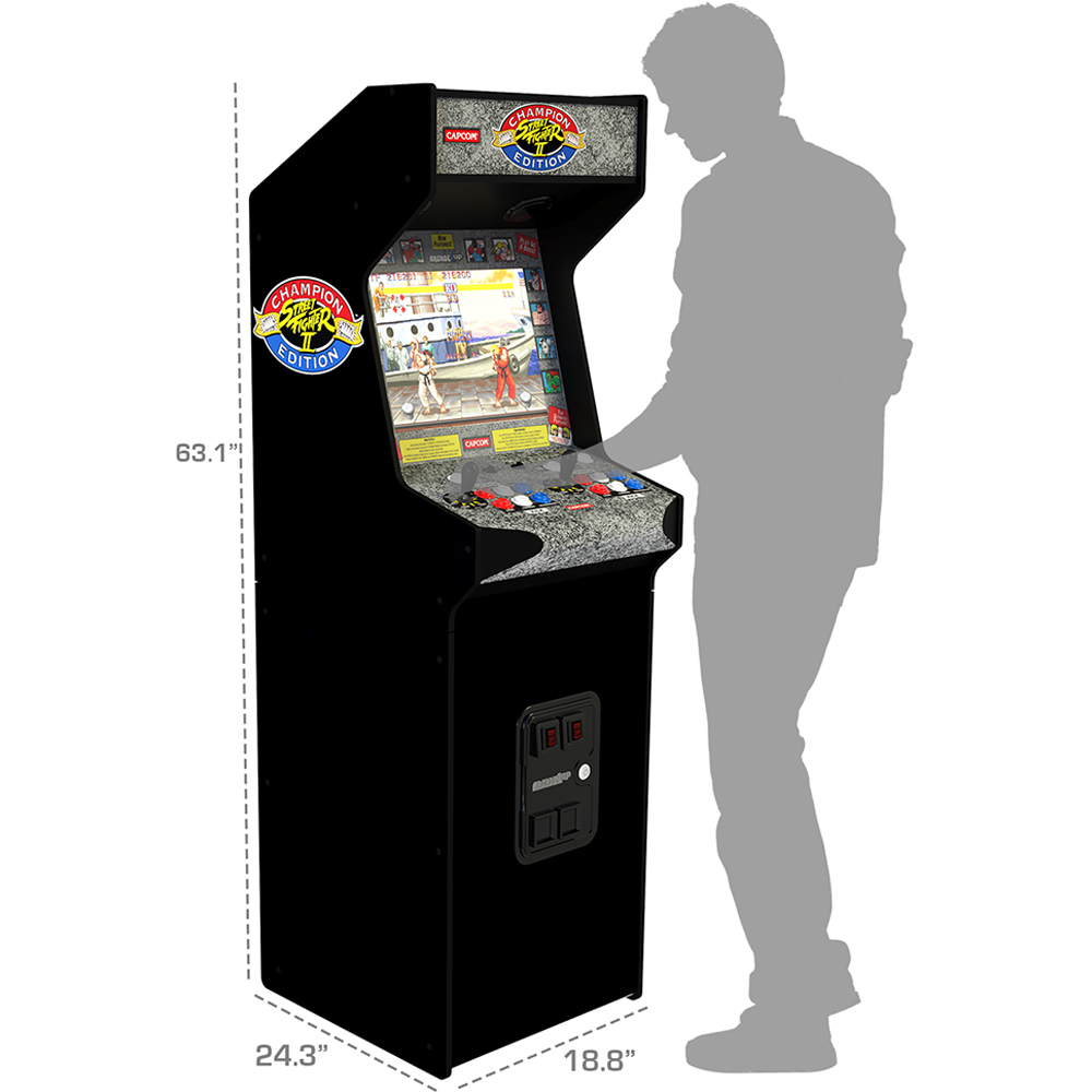 Arcade1Up Street Fighter Deluxe Arcade Machine Image 9