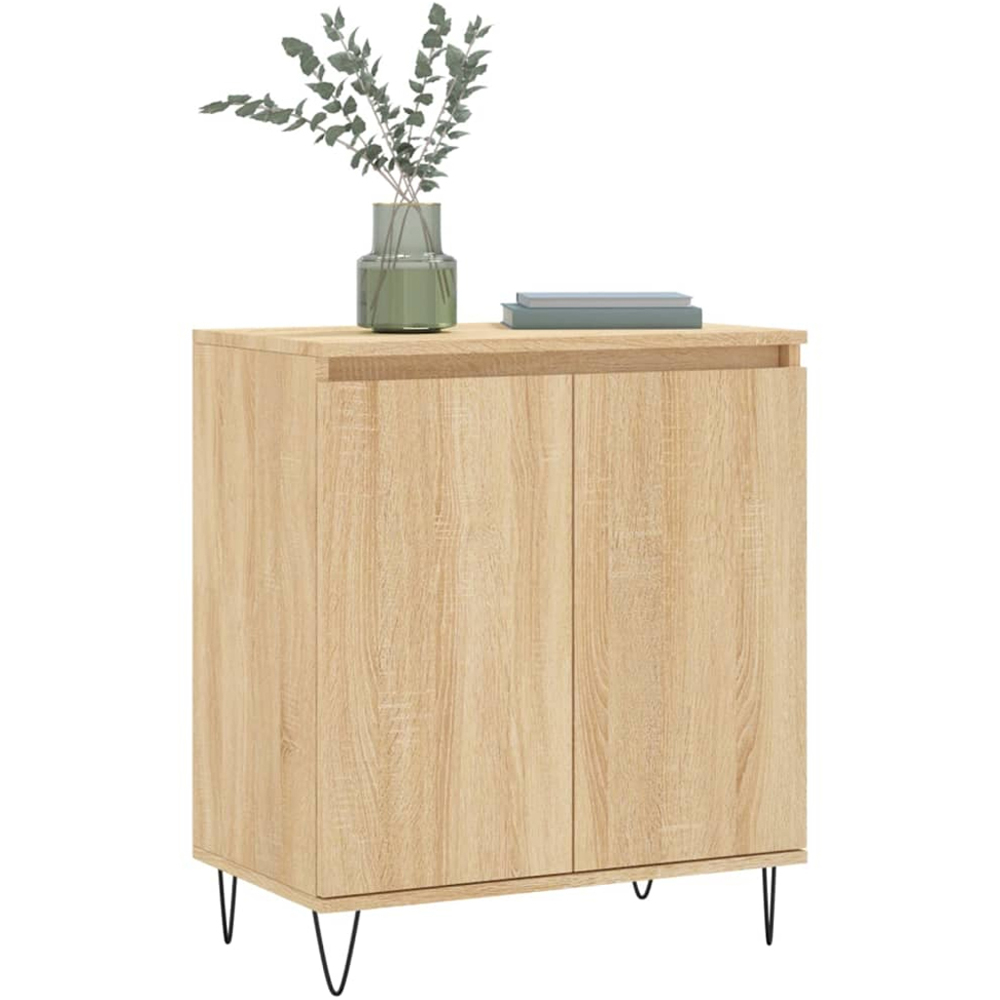 vidaXL 2 Door Sonoma Oak Sideboard Image 3