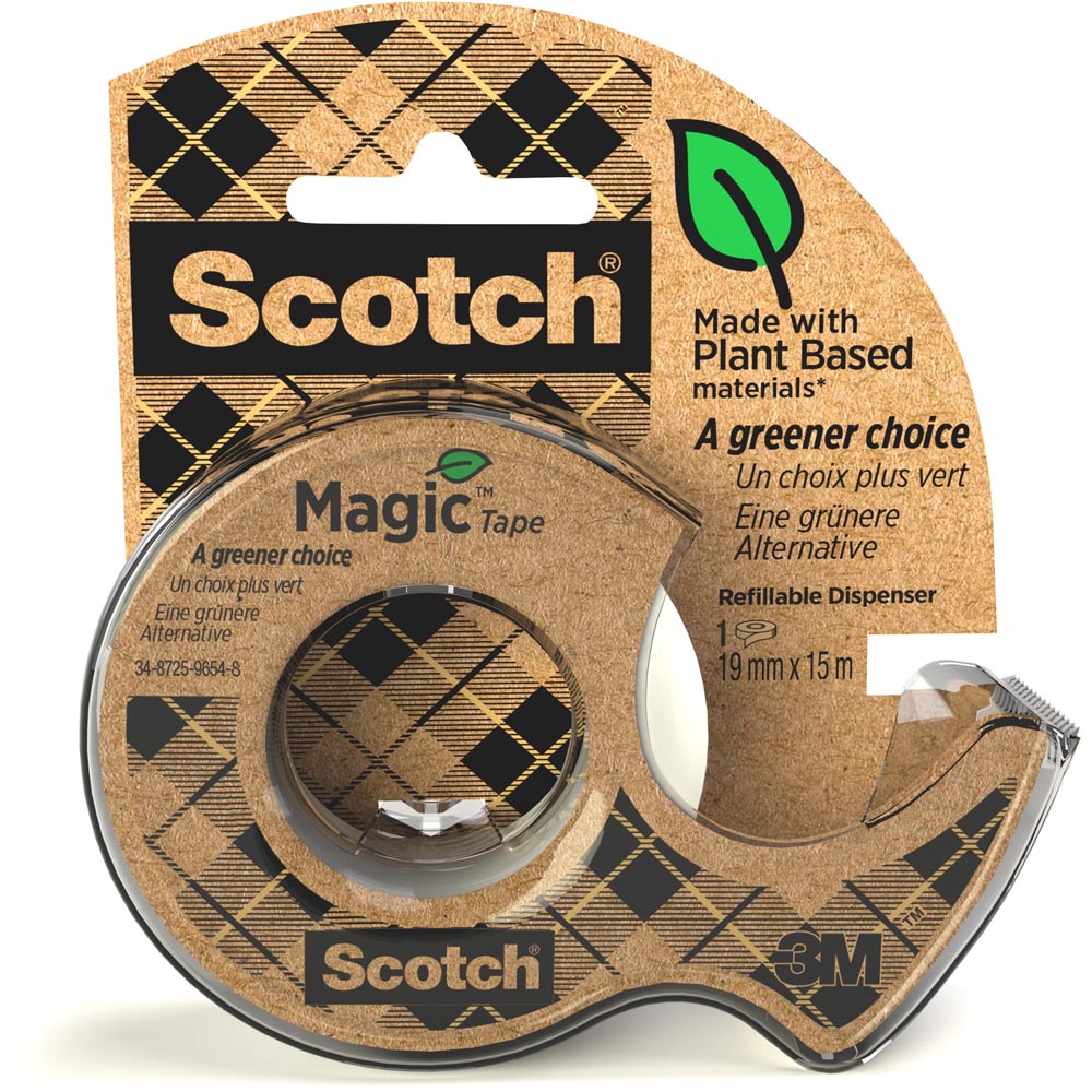Scotch Magic Greener Tape 19mm x 15m Image 1