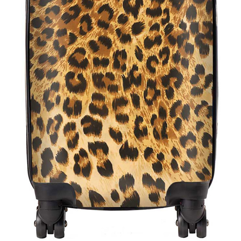 Warren Reed Designer Mini Cabin Wild Animal Pattern Suitcase Image 2