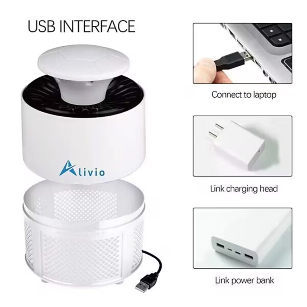 Alivio Electric Mosquito and Bug Powerful UV Killer Lamp Image 3