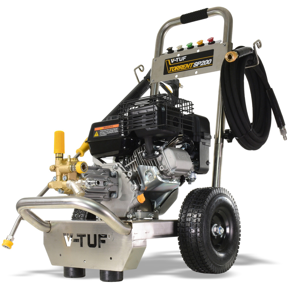 V-TUF TORRENT SP200 7HP Industrial Petrol Pressure Washer 190 Bar Image 1