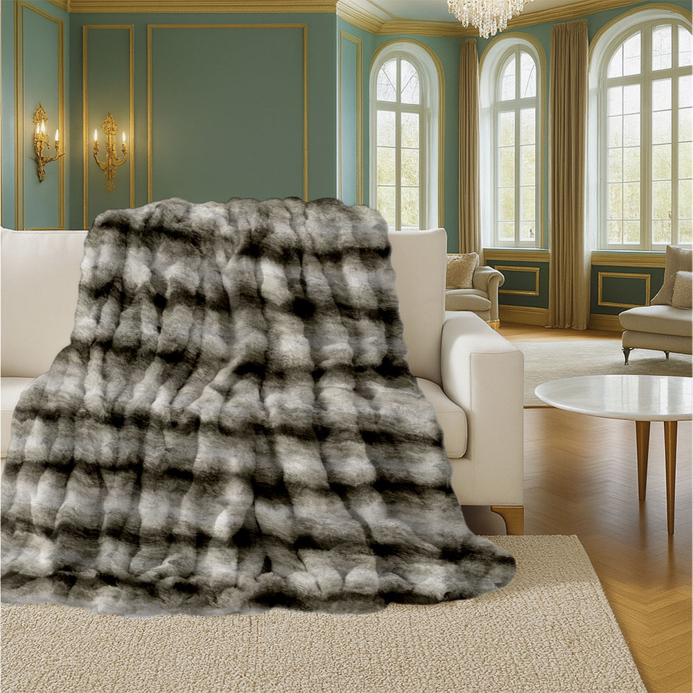 Sweet Dreams Beige Alpine Husky Throw 150 x 200cm Image 3