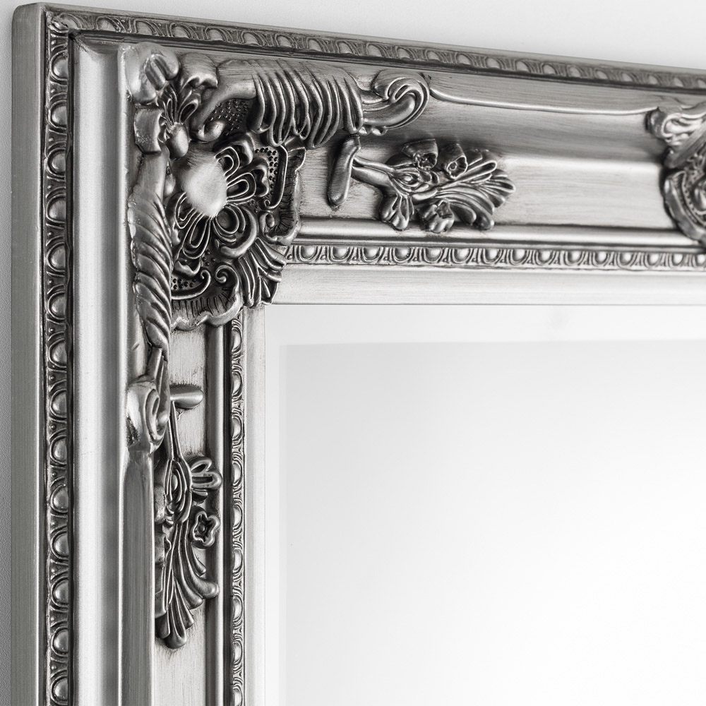 Julian Bowen Palais Pewter Lean To Dress Mirror Image 4