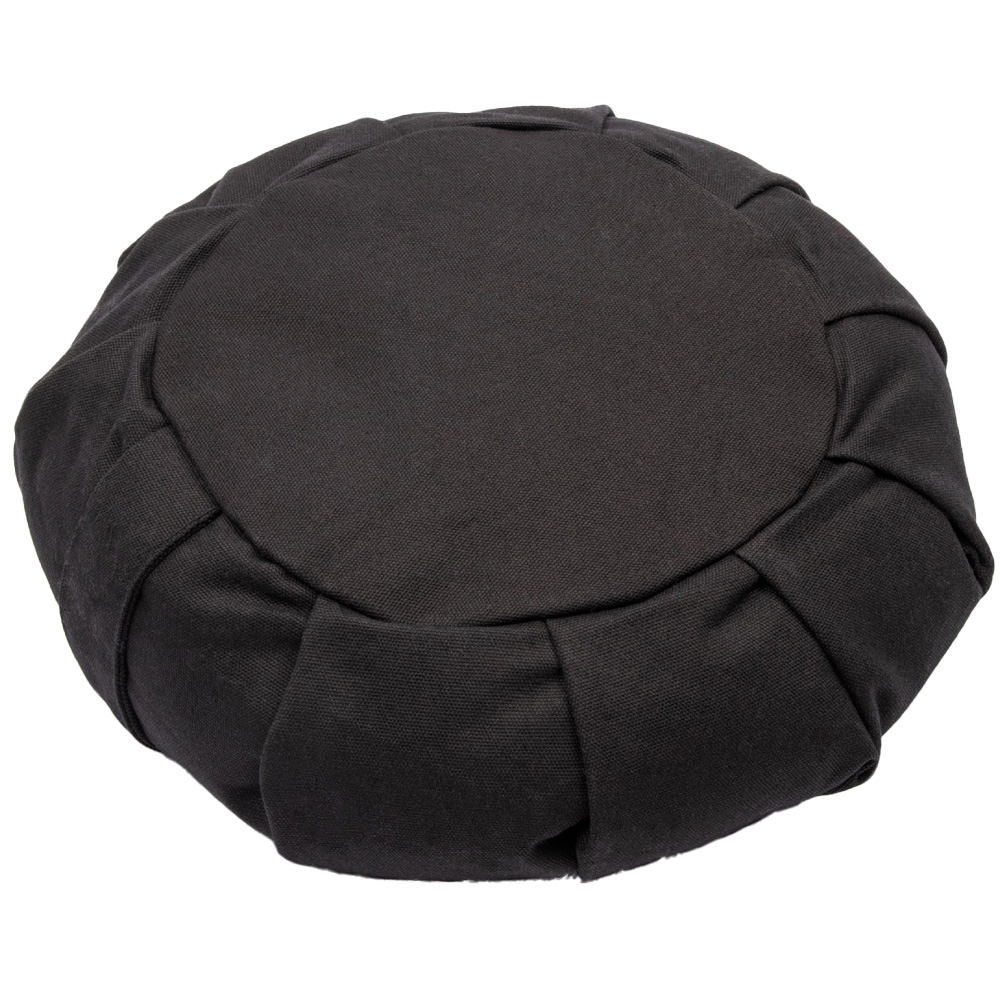 Myga Zafu Black Yoga Meditation Cushion Image 1