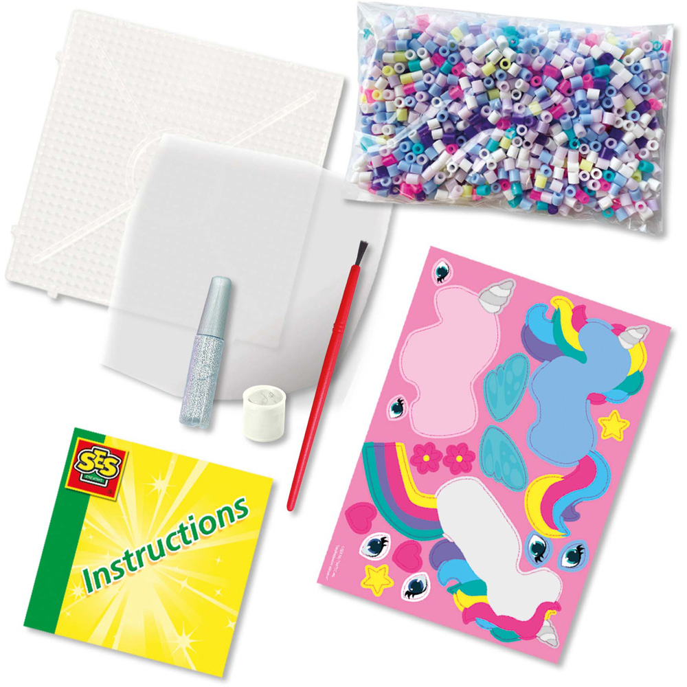 SES Creative Beedz Unicorn Iron On Beads Kit 1800 Piece Image 2