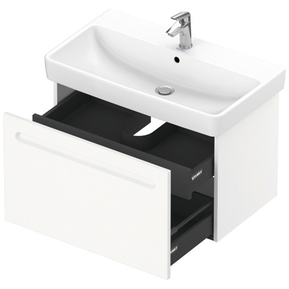 Duravit No.1 Matt White Wall Hung Vanity Unit 478 x 740mm Image 3