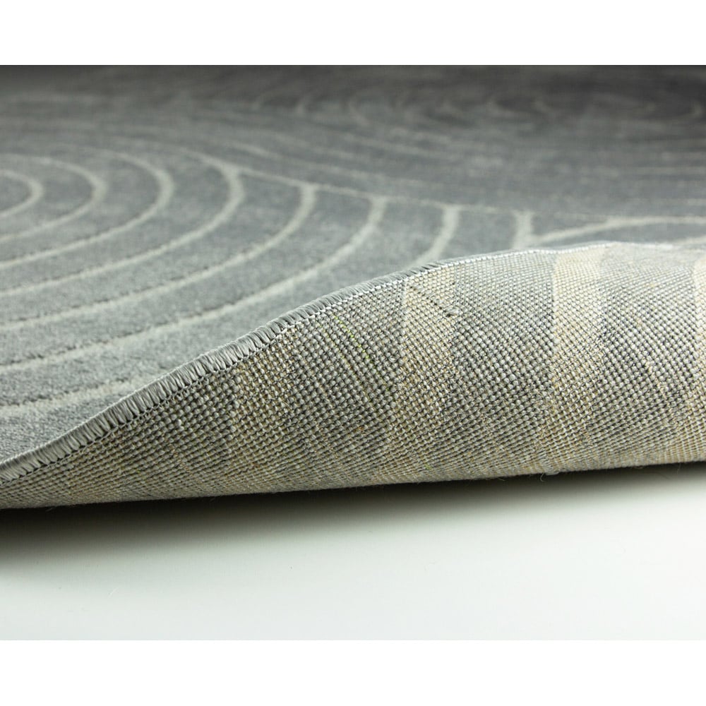 Eselle Rhythm Sculpt Grey Rug 160 x 230cm Image 4