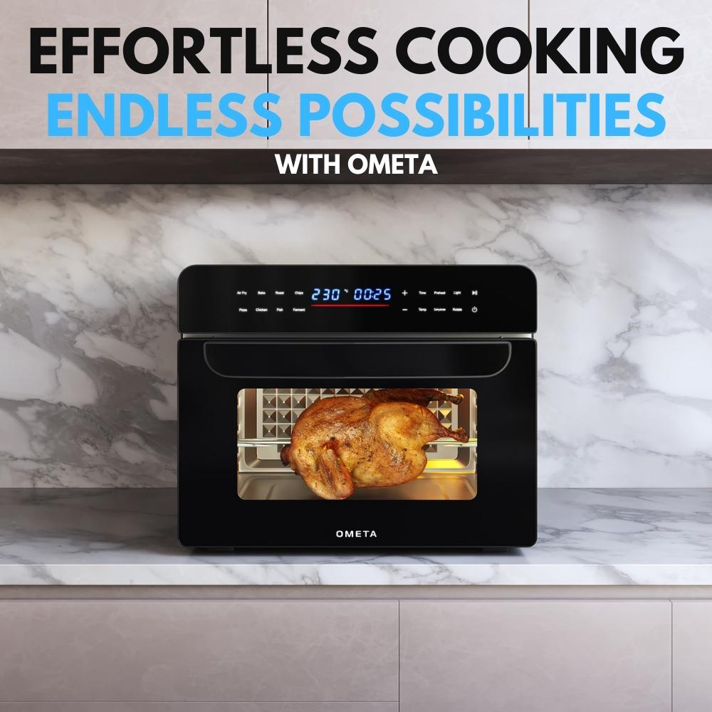 Ometa Black 25L Digital Air Fryer Oven 1400W Image 4