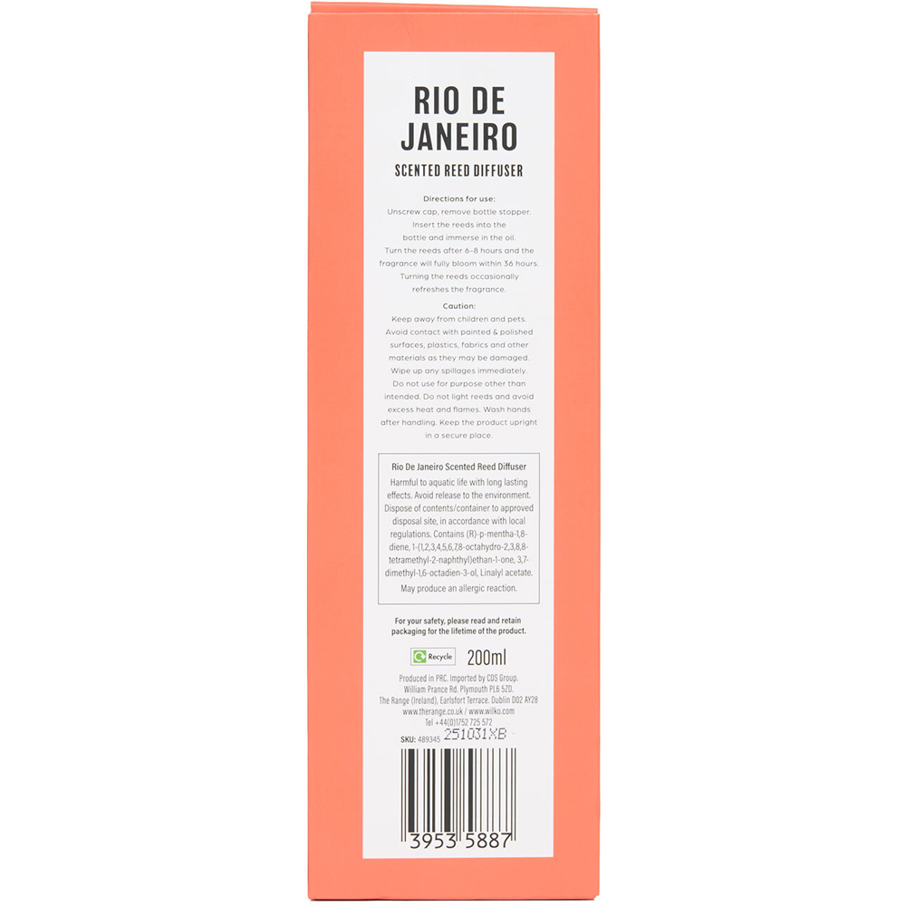 Destination Scented Reed Diffuser | Wilko