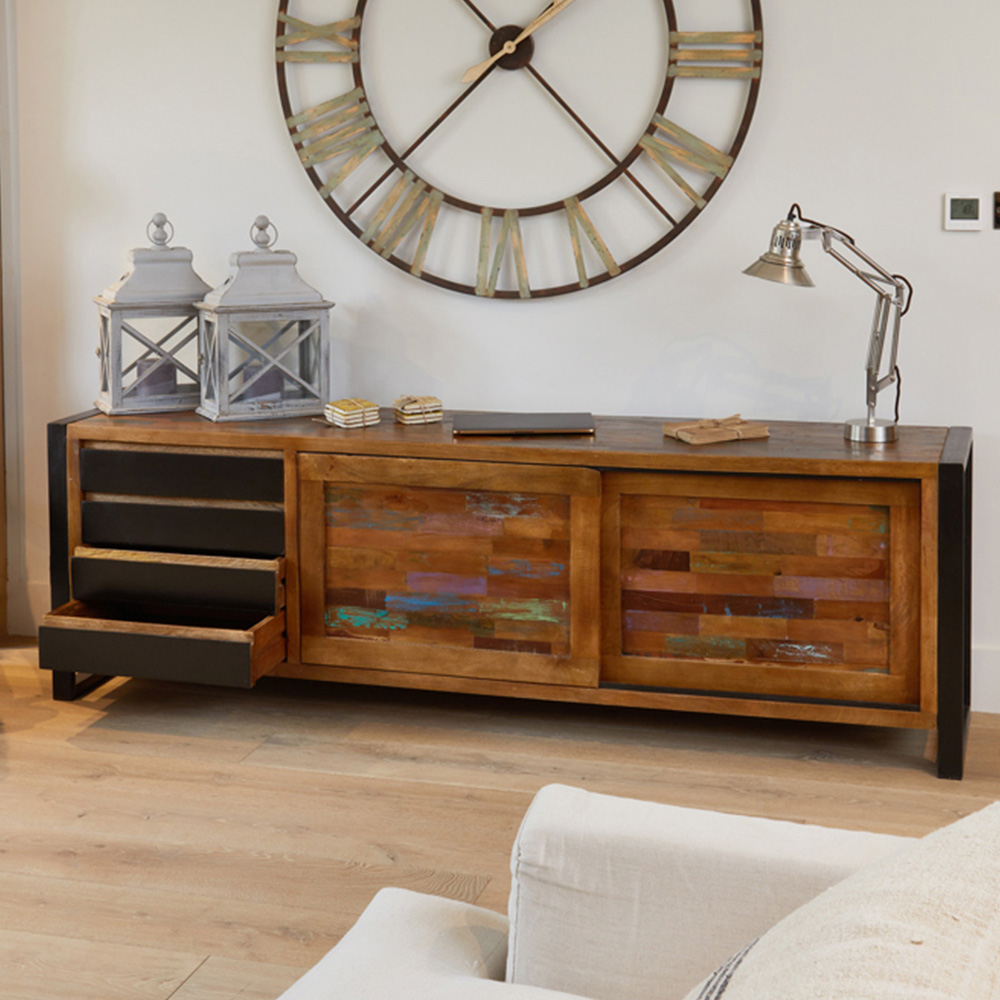 Baumhaus Urban Chic 2 Door 4 Drawer Sideboard Image 4