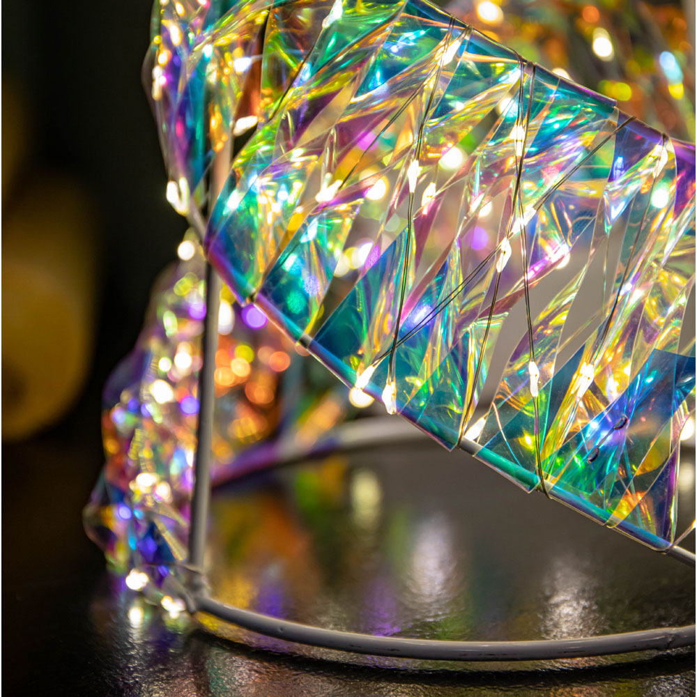 Samuel Alexander 400 Warm White LED Iridescent Shimmer Spiral Christmas Tree Decoration 3ft Image 5