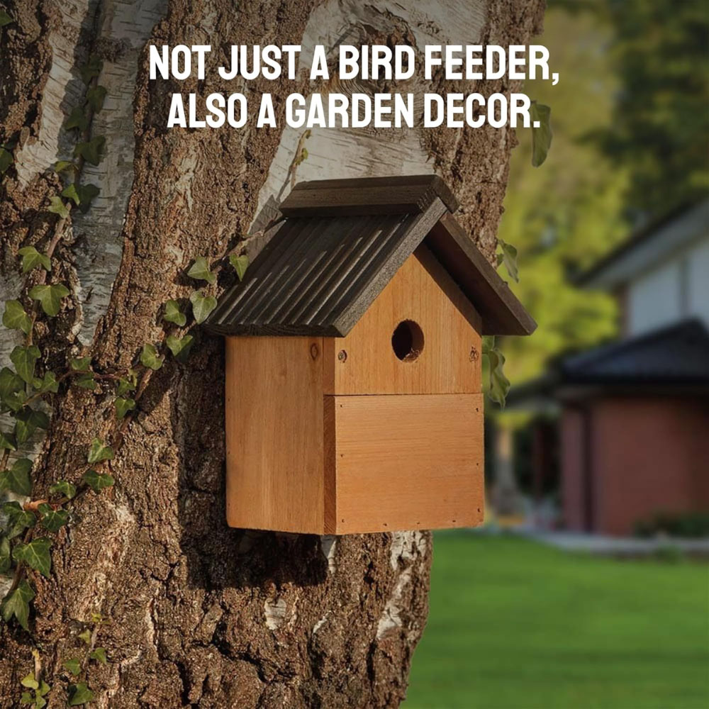 Happy Beaks Multi-Purpose Squirrel-Proof Design Nest Box Image 6