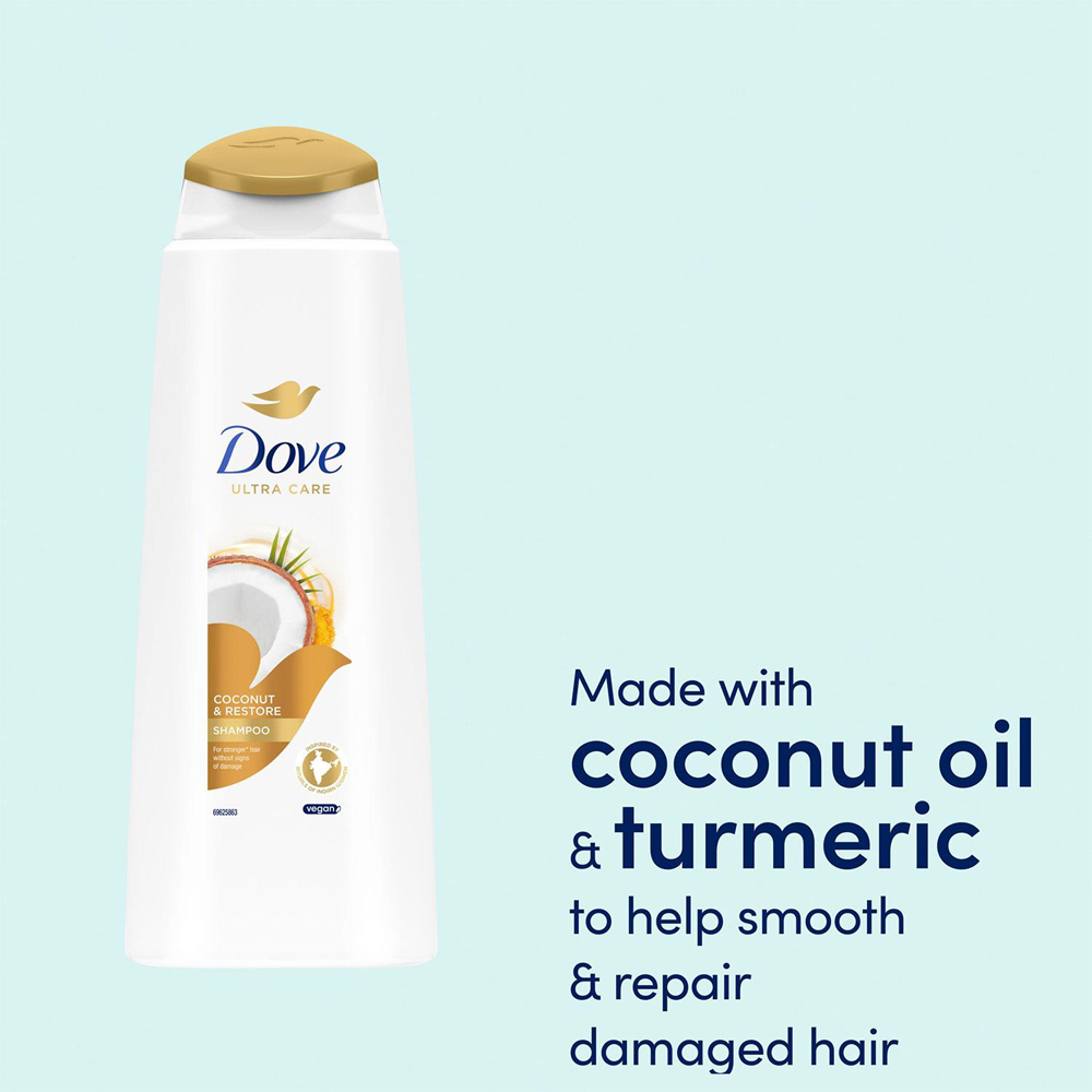 Dove Nourishing Secrets Coconut Restoring Ritual Shampoo 400ml 3 Pack Image 3
