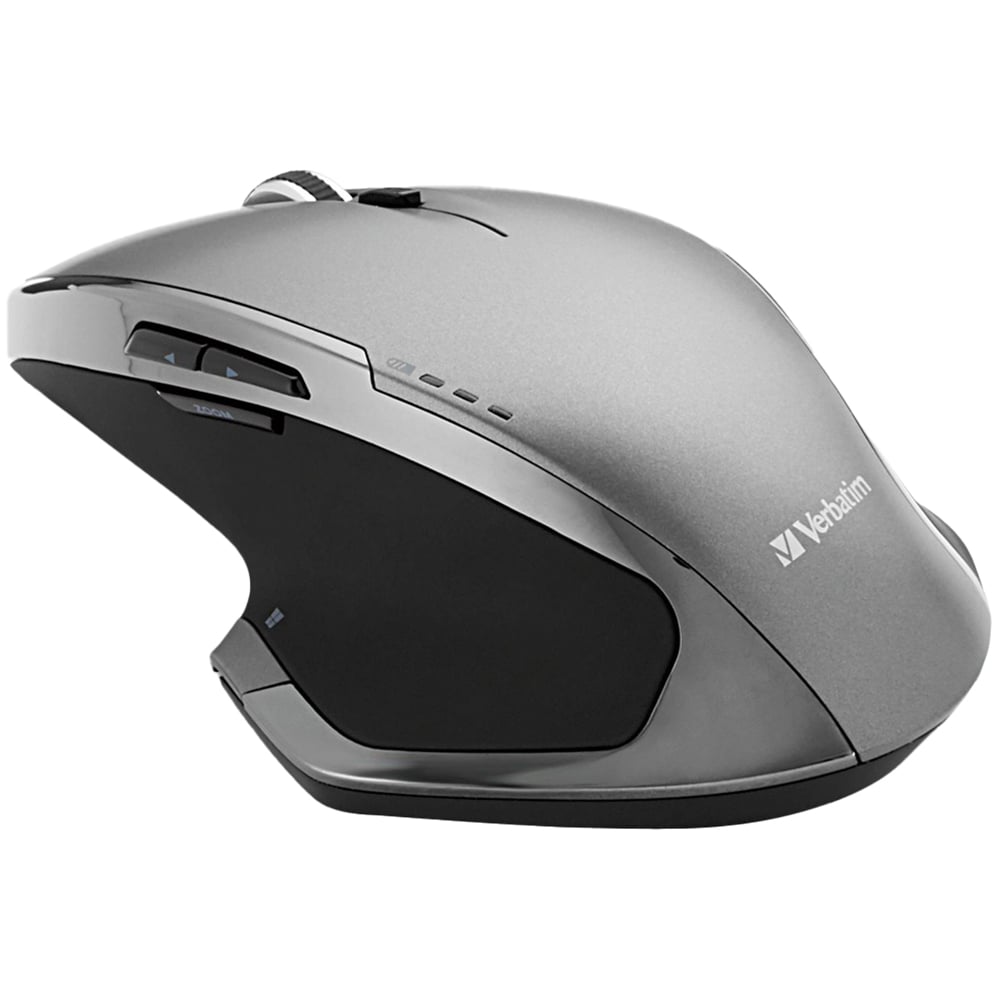 Verbatim Black Wireless 8 Button Deluxe Mouse Image 1