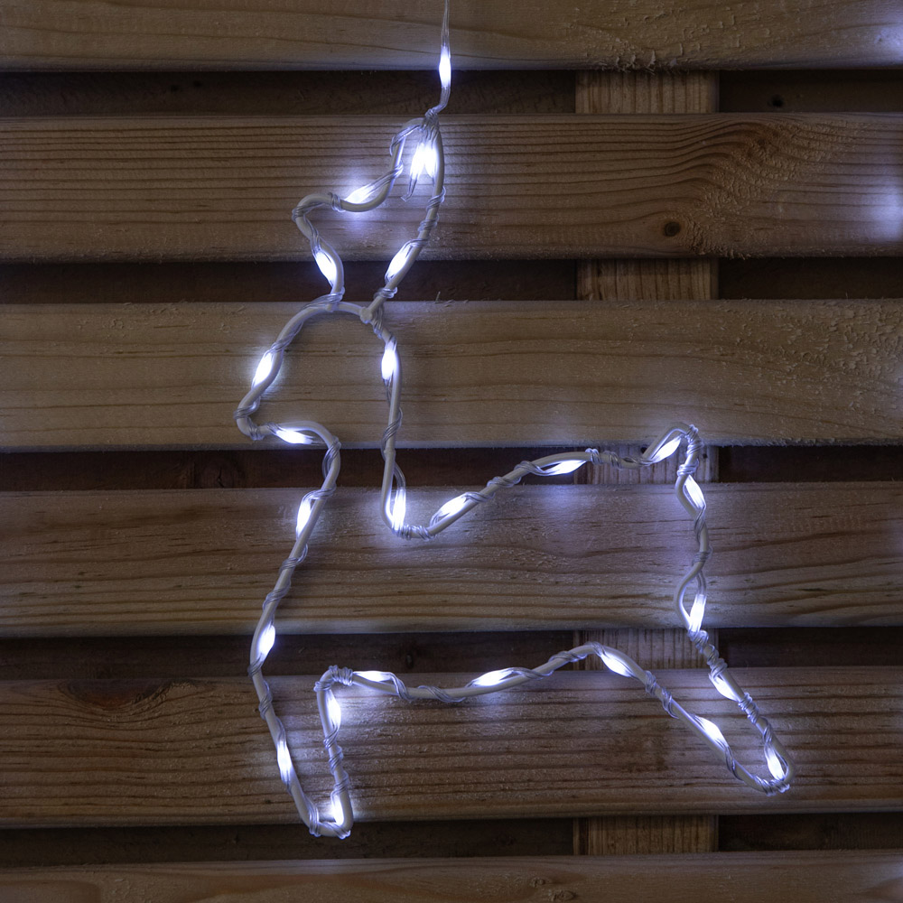 Samuel Alexander 327 Cool White LED Christmas Window Curtain Light 1.2 x 1.1m Image 7