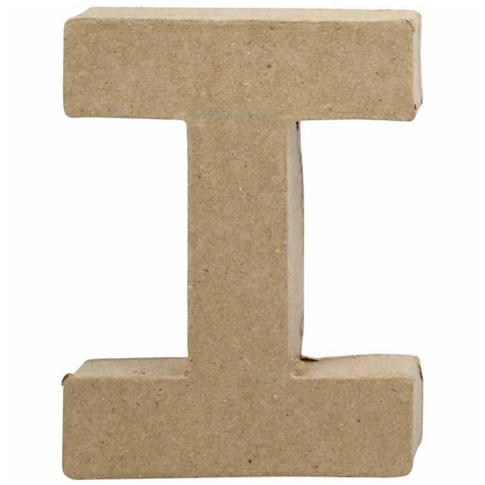 Papier Mache 3D Small Letter - I Image