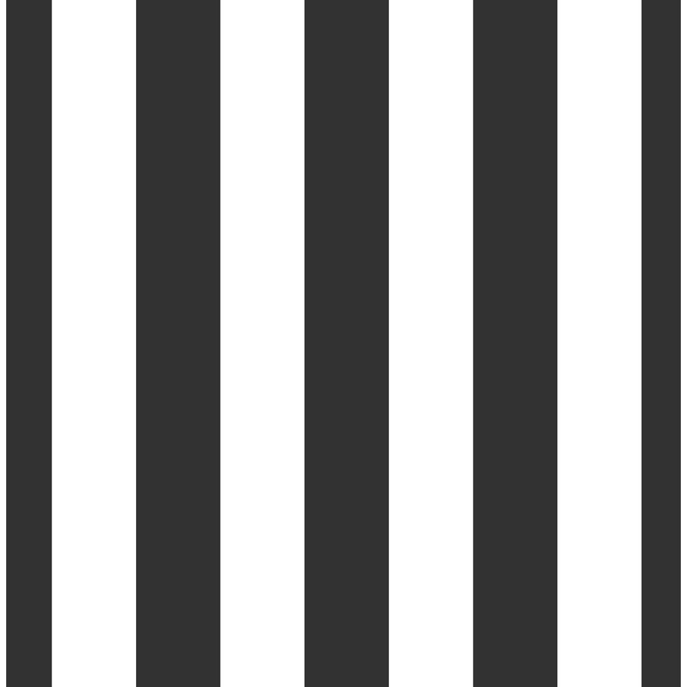 Wilko Stripe Black and White Wallpaper 50-576 Image 1