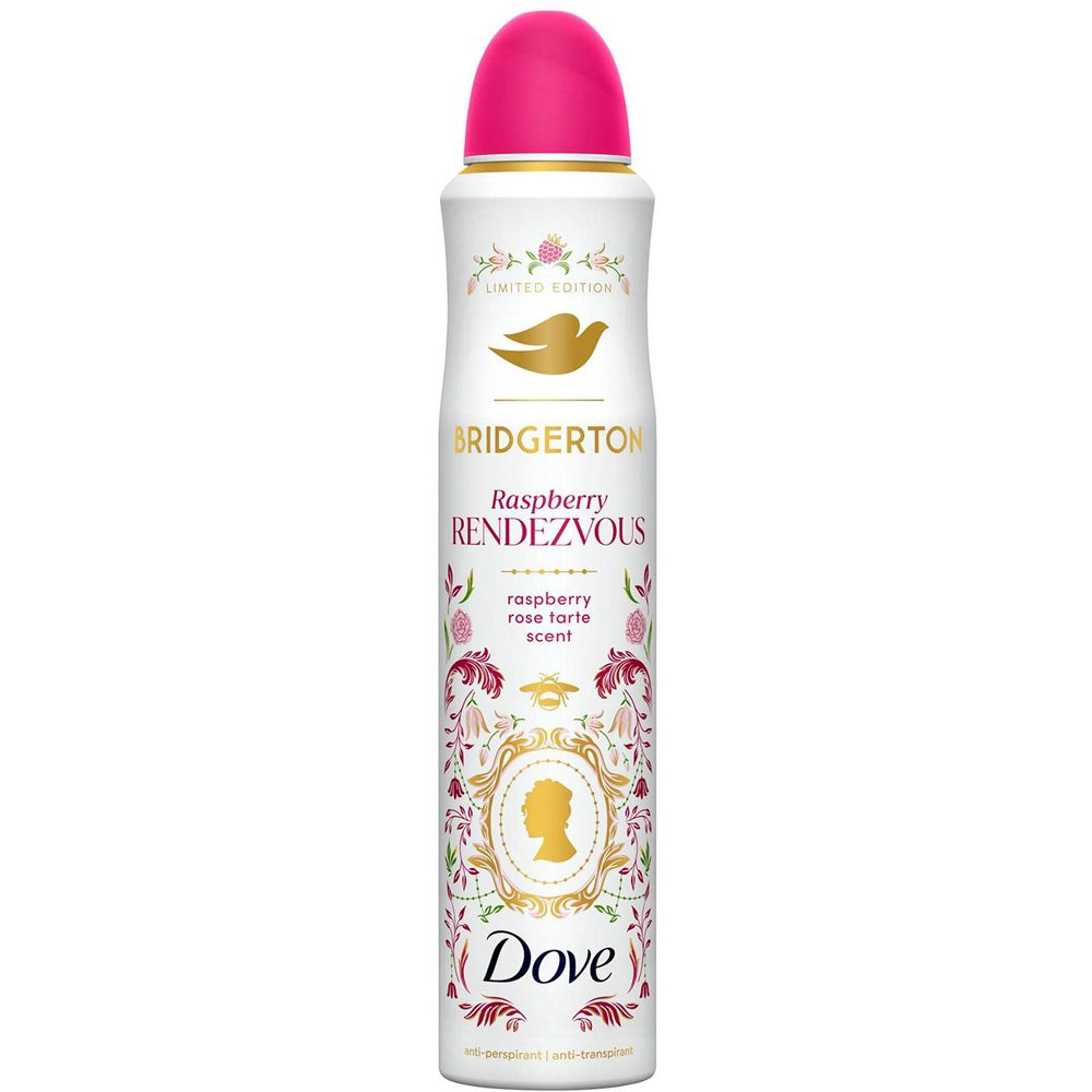Dove Limited Edition Bridgerton Raspberry Rendezvous Aerosol Deodorant 200ml 6 Pack Image 2