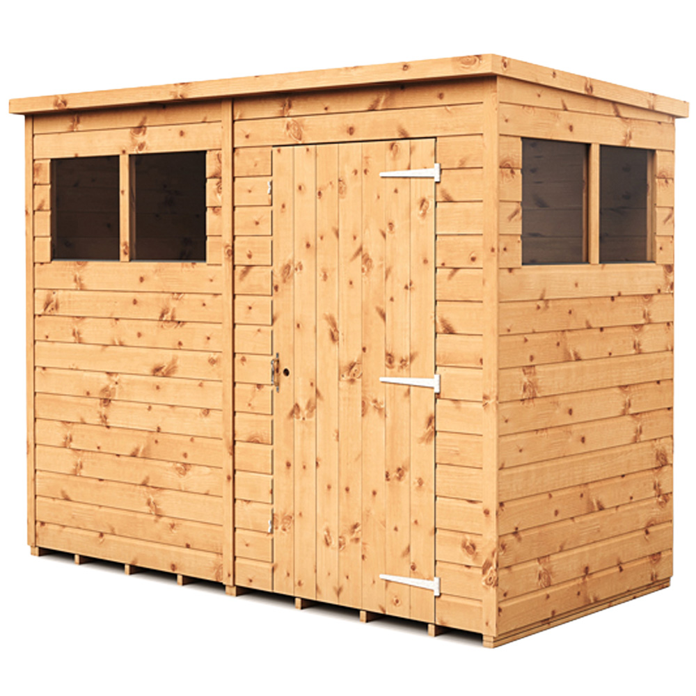 Empire Sheds 8 x 4ft Tongue and Groove Pent Garden Shed Image 1