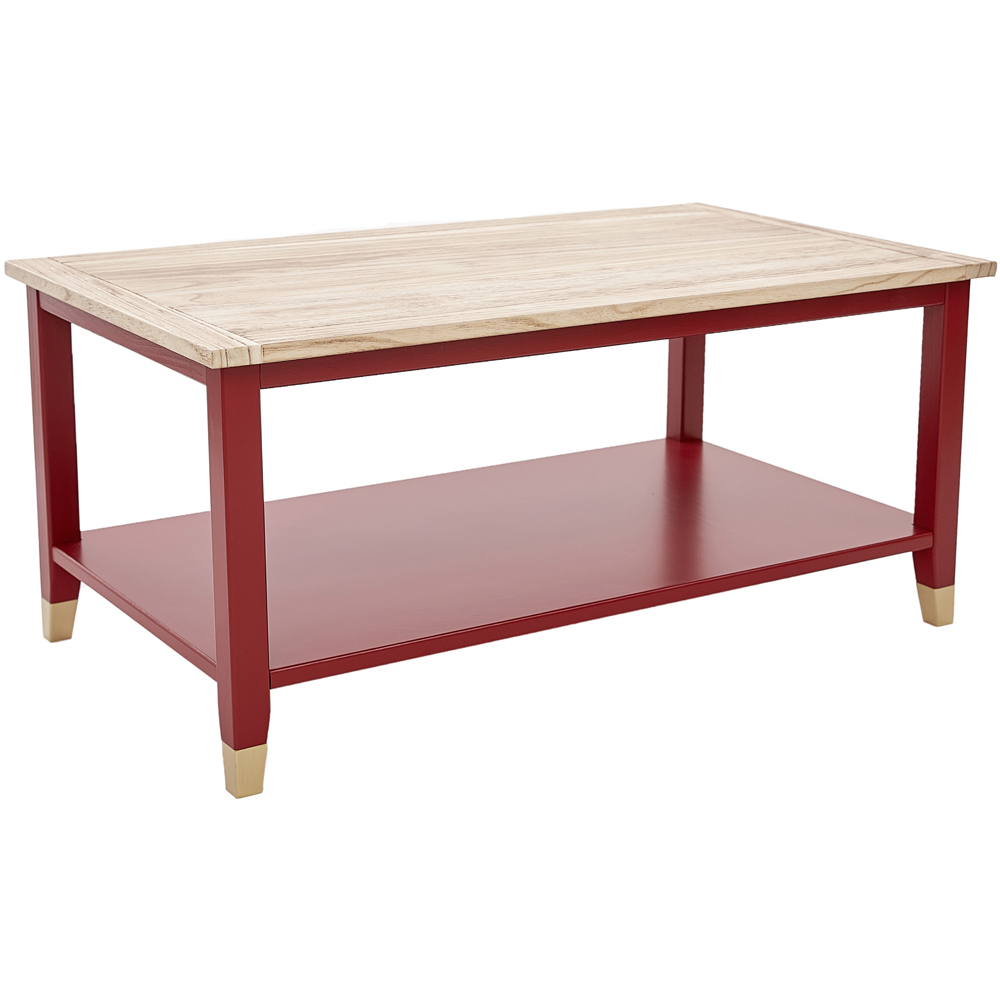Palazzi Red Natural Coffee Table Image 4
