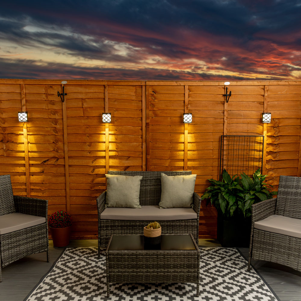 Wilko fence lights cheap