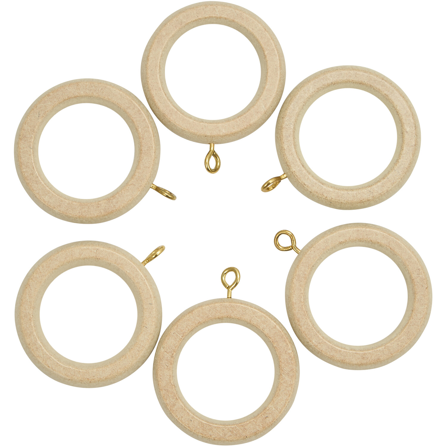 Richmond Curtain Rings - Antique Grey Image 2