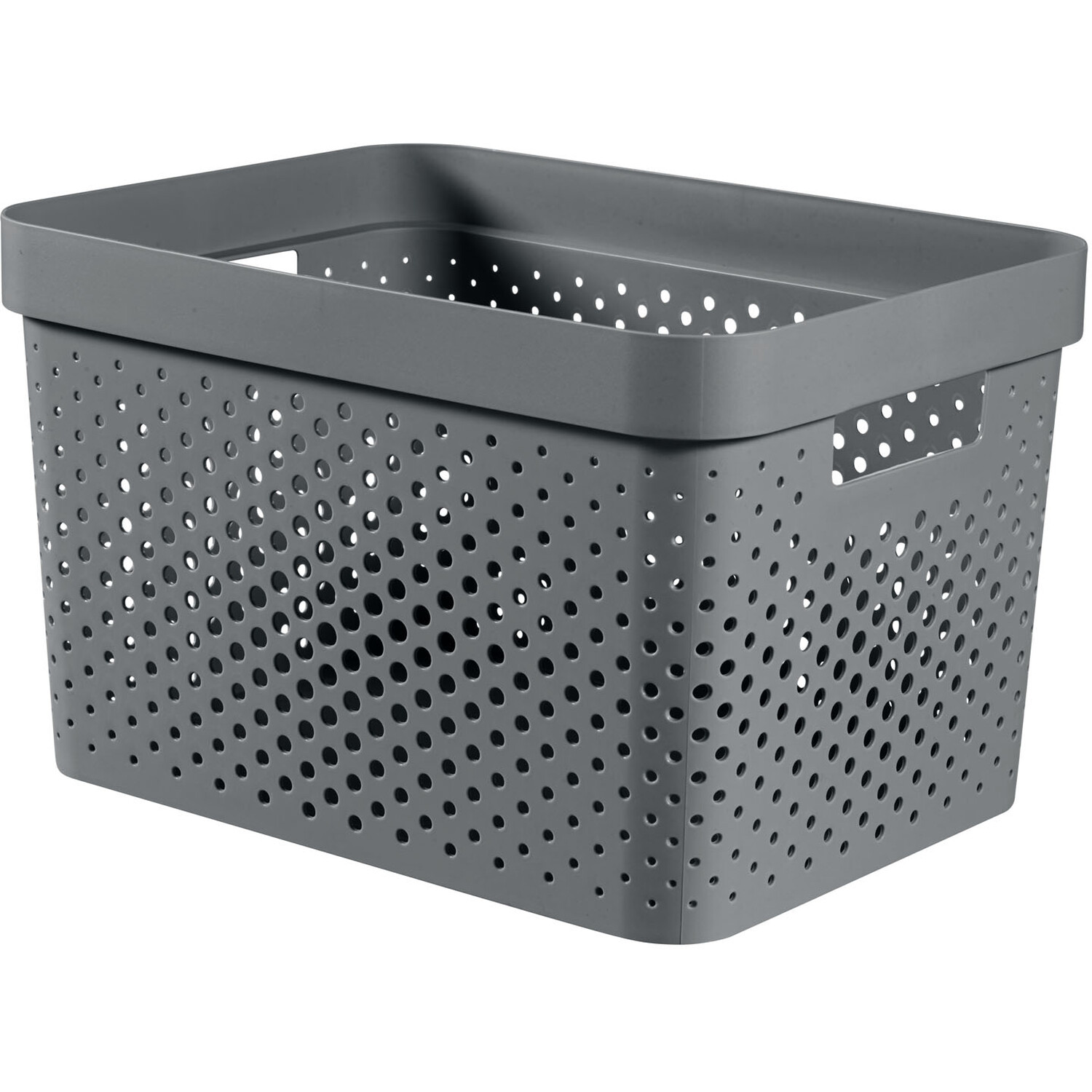 Curver Infinity Dots Storage Box   - Dark Grey / 4.5l Image 1