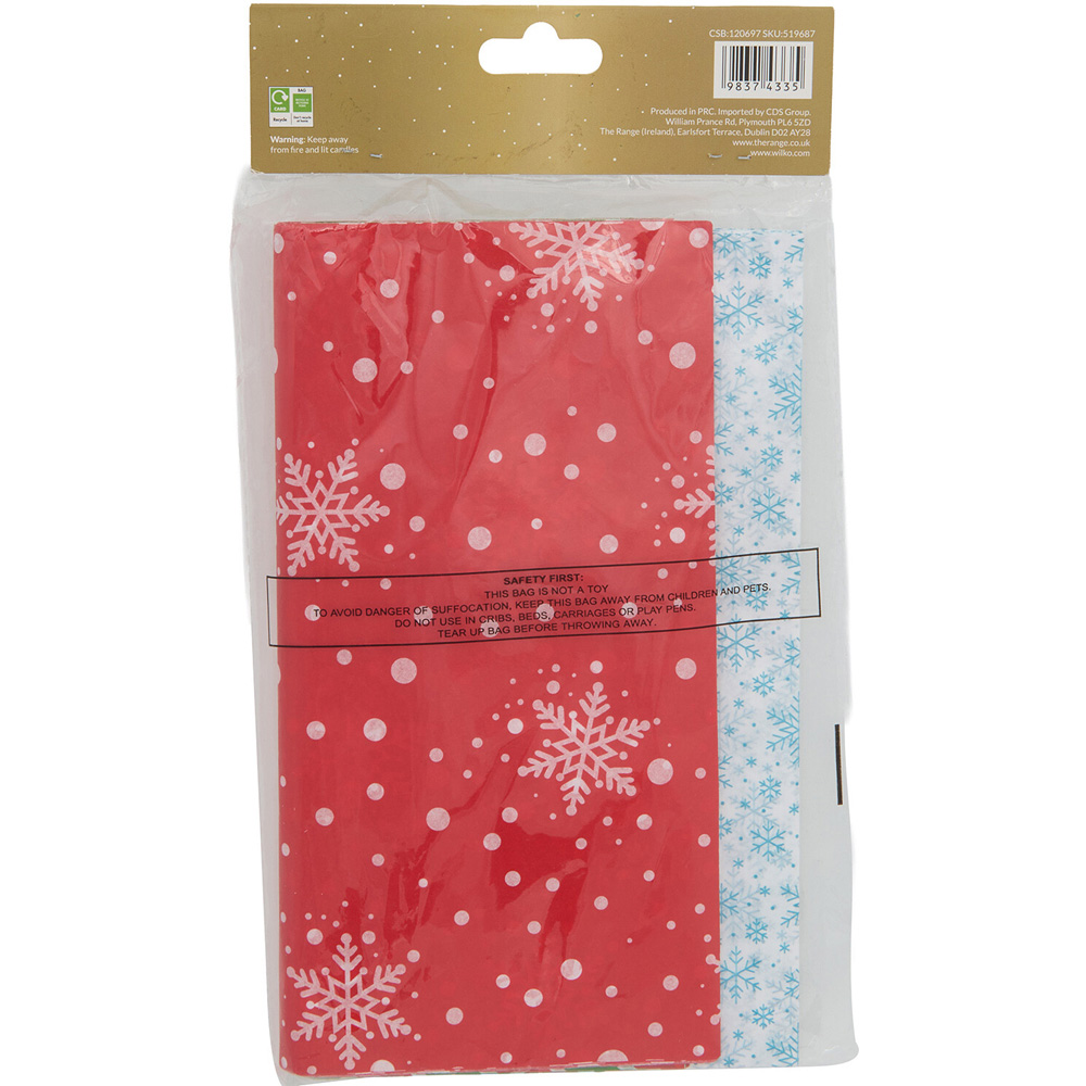 Christmas Patterned Tissue Papers Pack Image 3