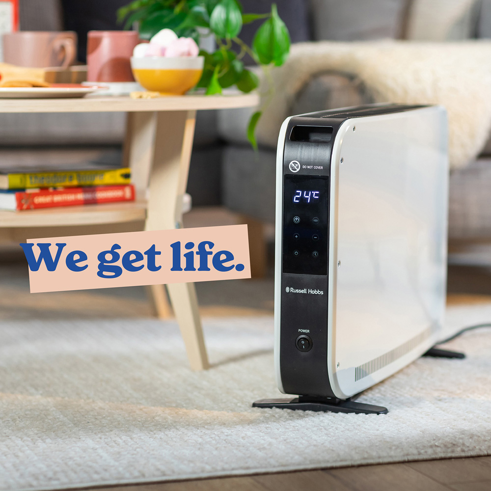 Russell Hobbs RHCVH2003W White Digital Touch Panel Convection Heater 2000W Image 2