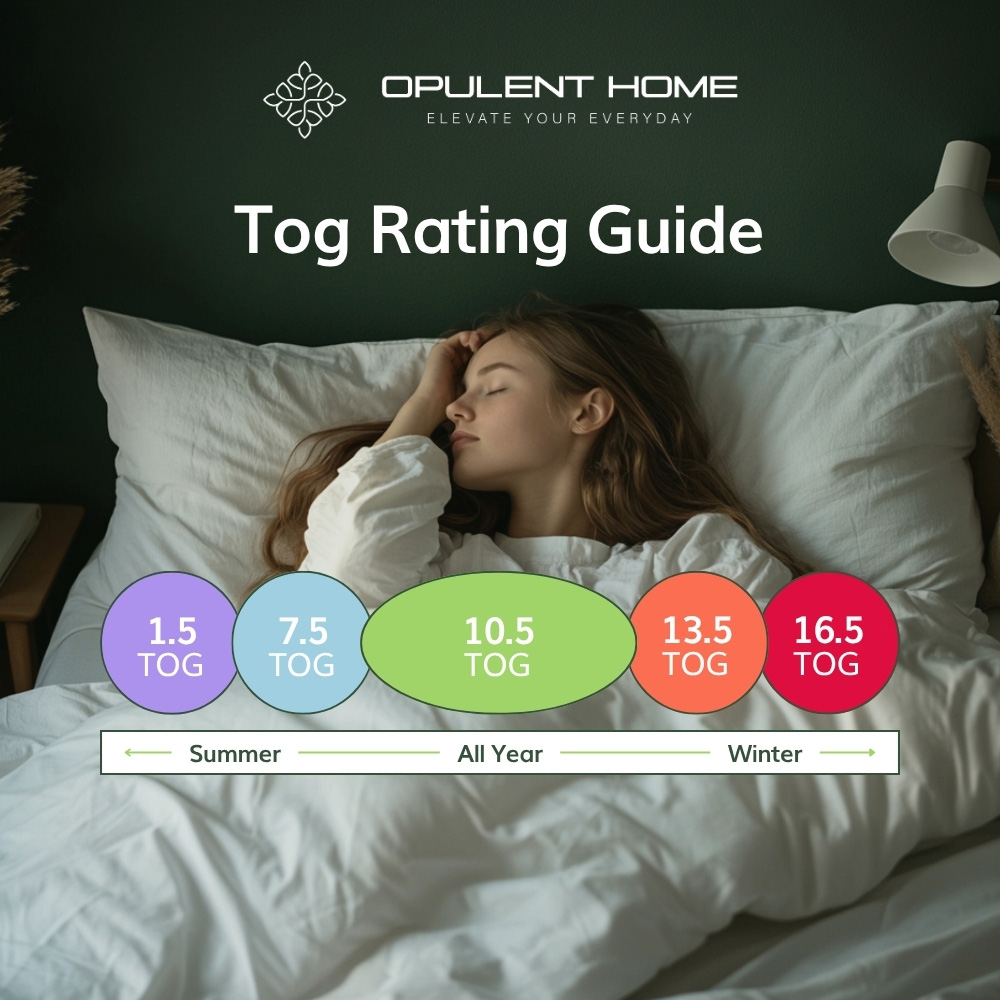 Opulent Home Super King Size White Anti-Allergy Summer Hollowfibre Duvet 7.5 Tog Image 6