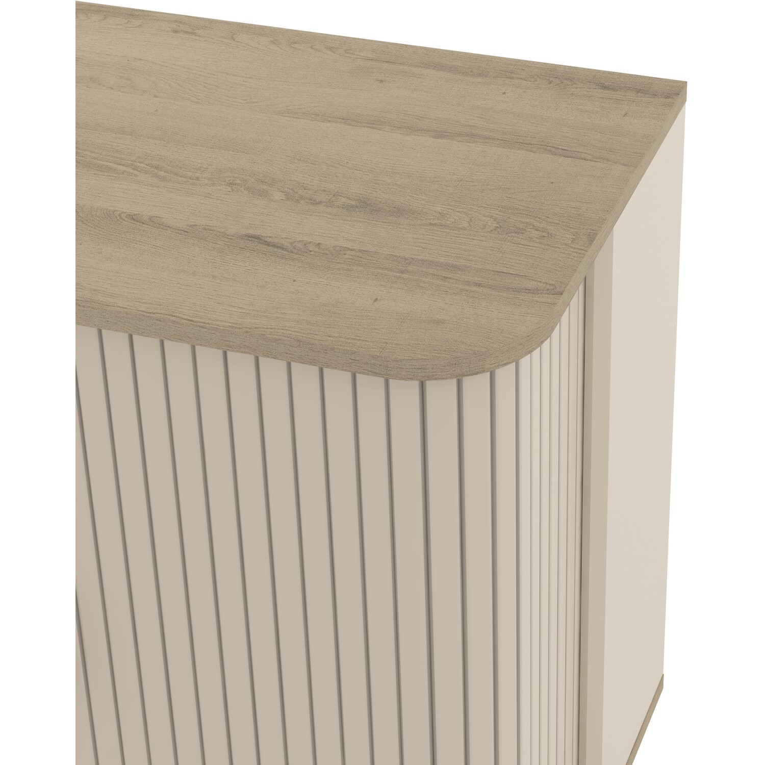 Mateo Sliding Door Sideboard Cream Image 2