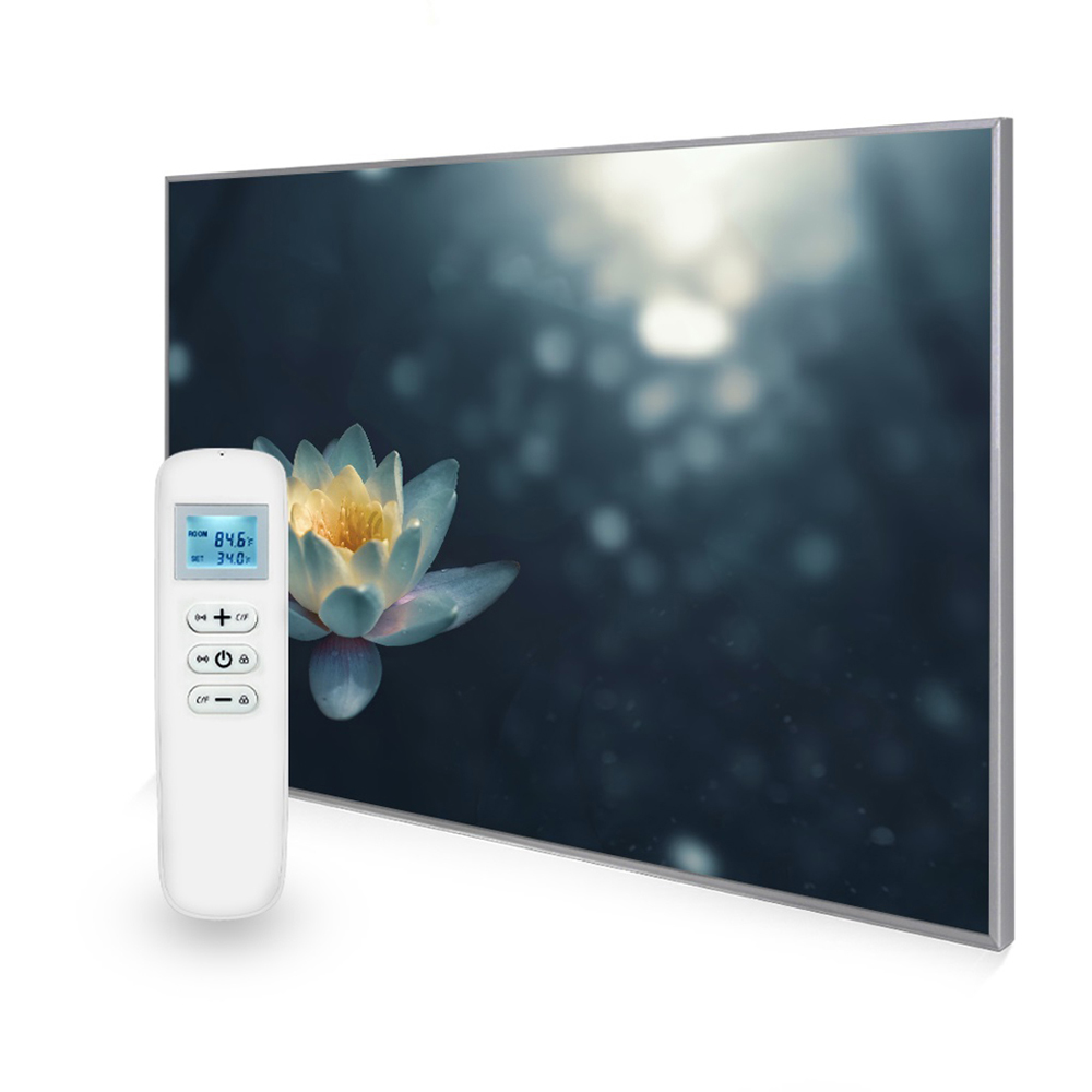 Mirrorstone Nexus Pond Lilly Picture Wi-Fi Infrared Heating Panel 1200W 995 x 1195mm  Image 2