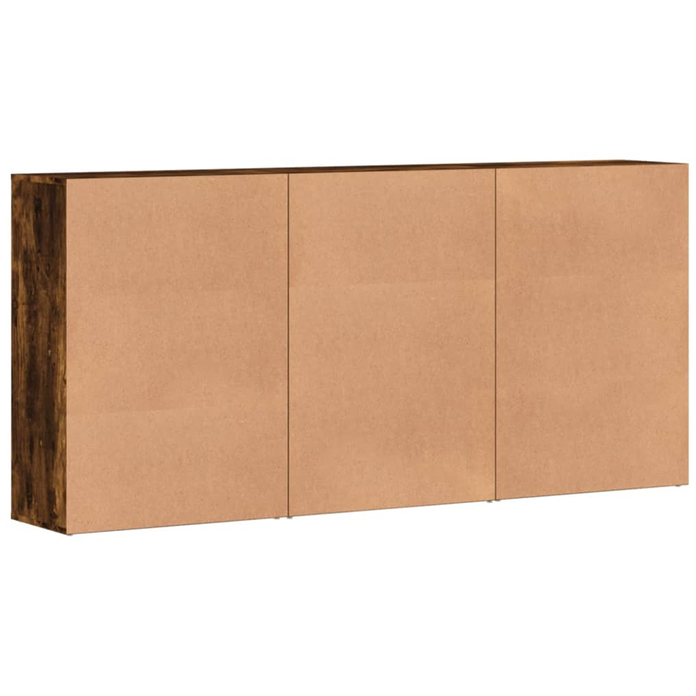 vidaXL 4 Door 4 Drawer Smoked Oak Sideboard Image 6
