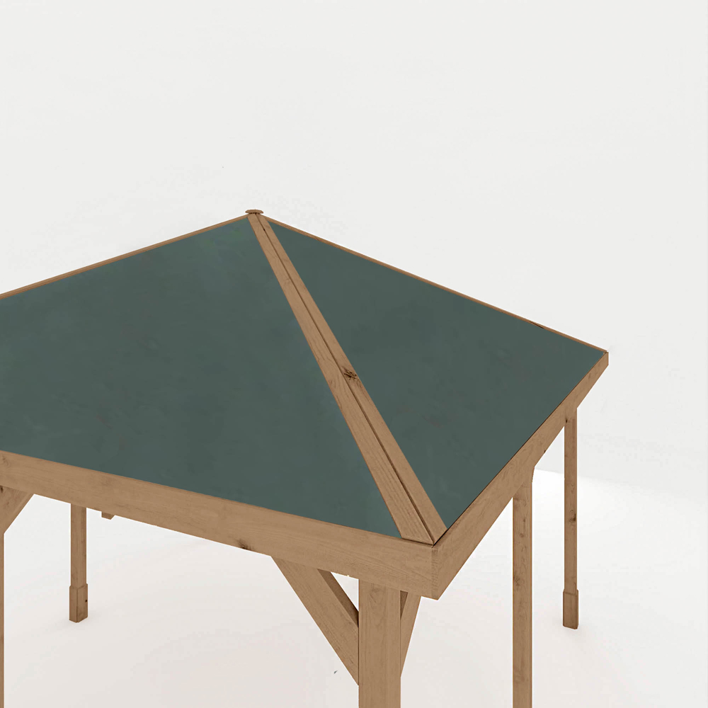 Mercia 4 x 4m Pressure Treated Traditional Gazebo Image 3