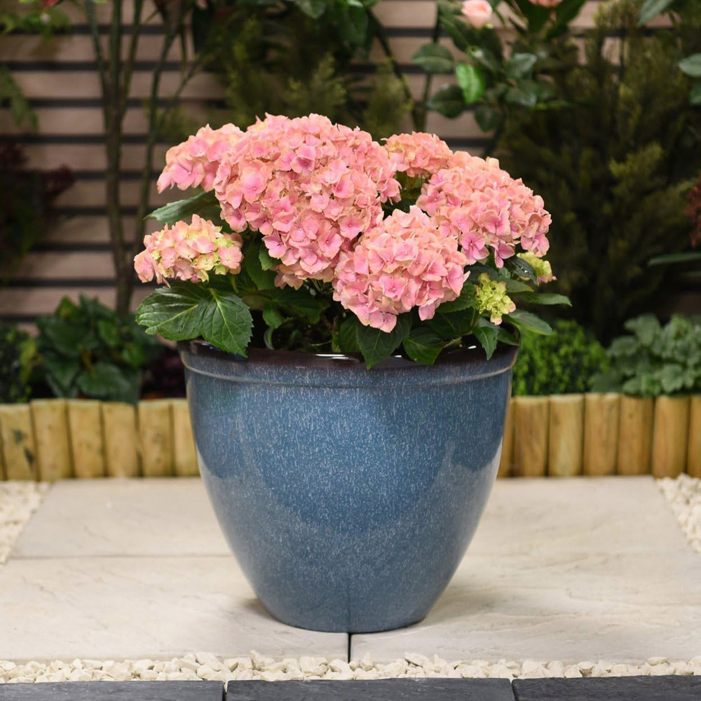 Garden Gear Glazed Effect Planter 39.5cm 3 Pack Image 3