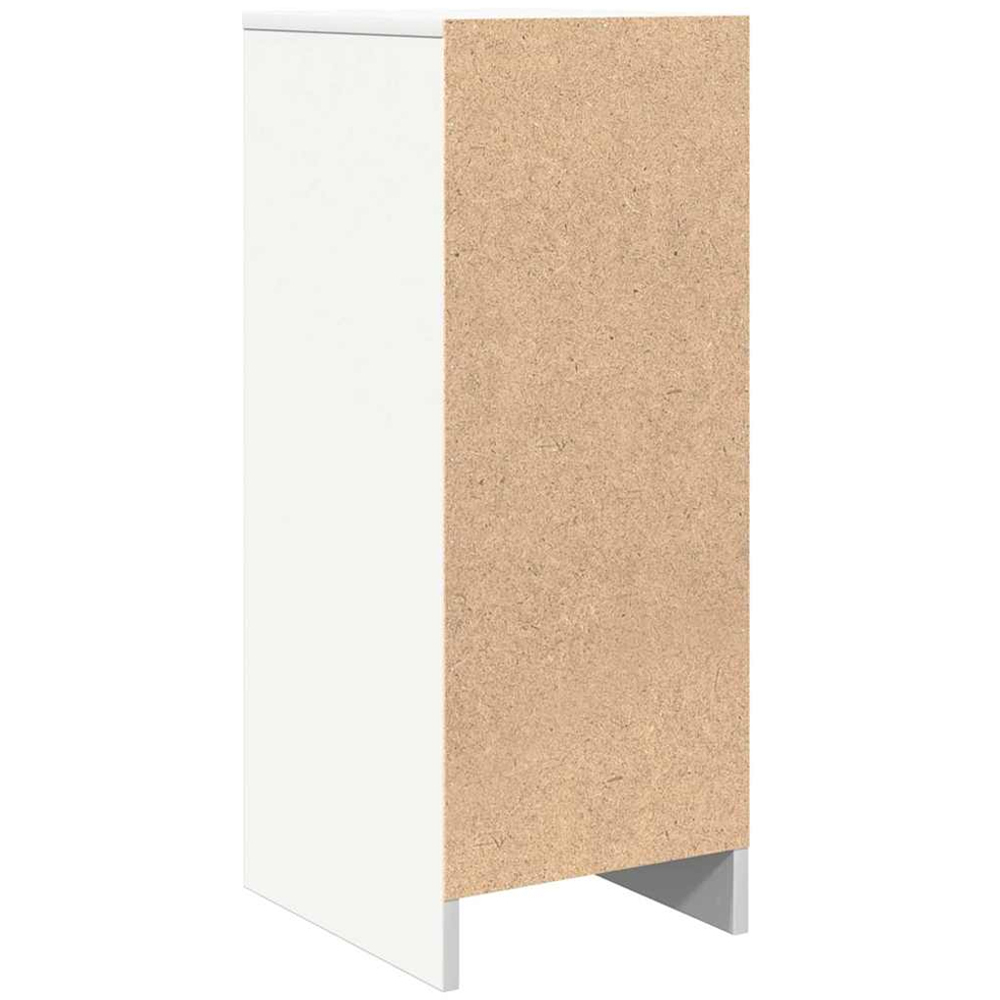 vidaXL Single Door White Slim Sideboard Image 8