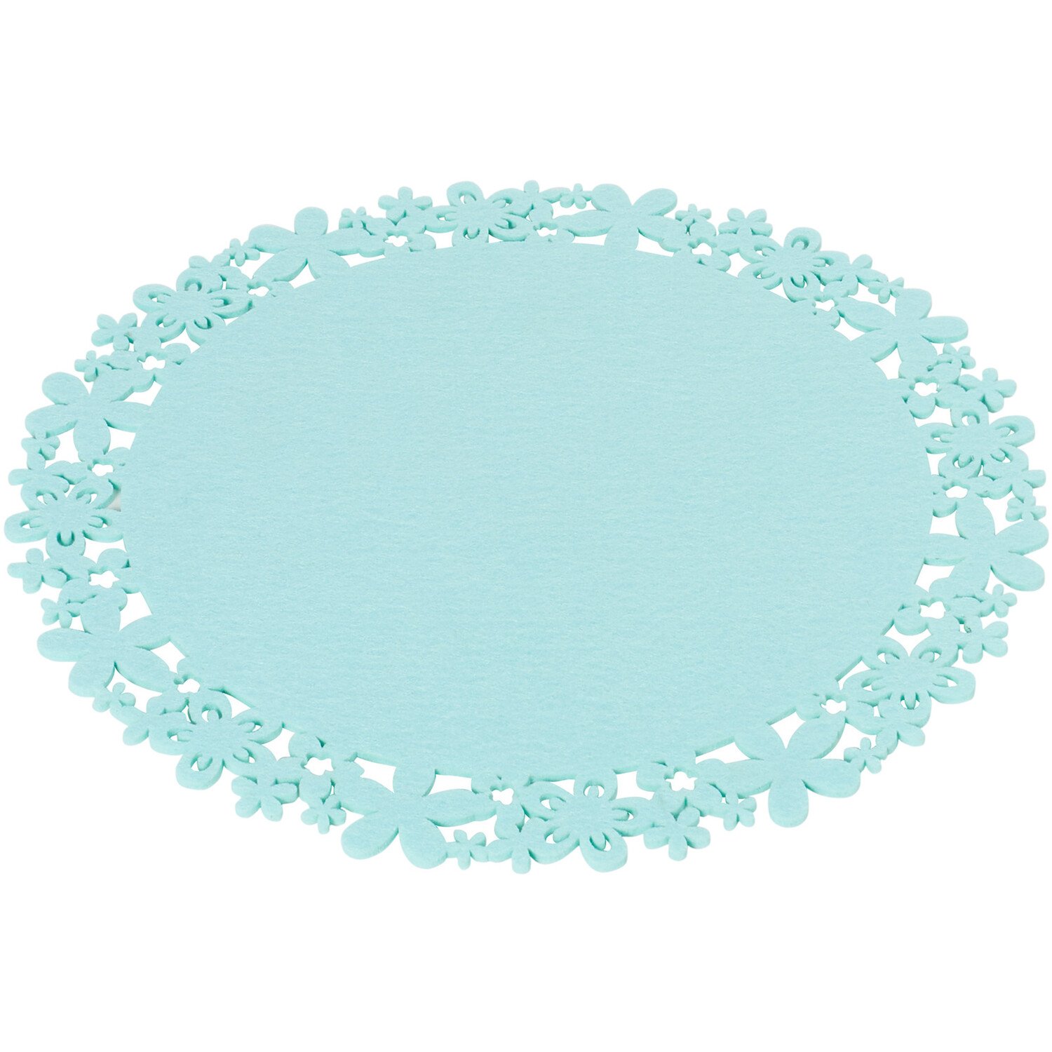 Pack of 2 Floral Felt Placemats Image 1
