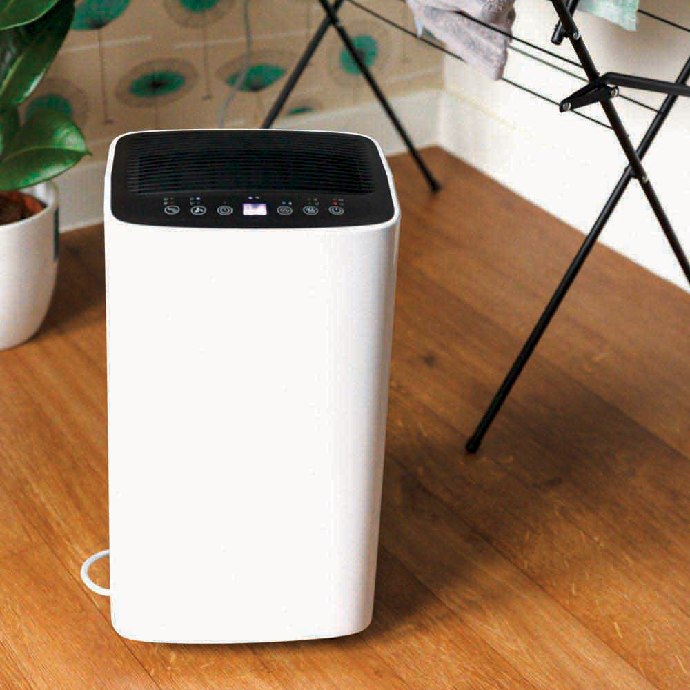 TCP 185W Smart Wi-Fi White Dehumidifier with HEPA Filter 12L Image 2
