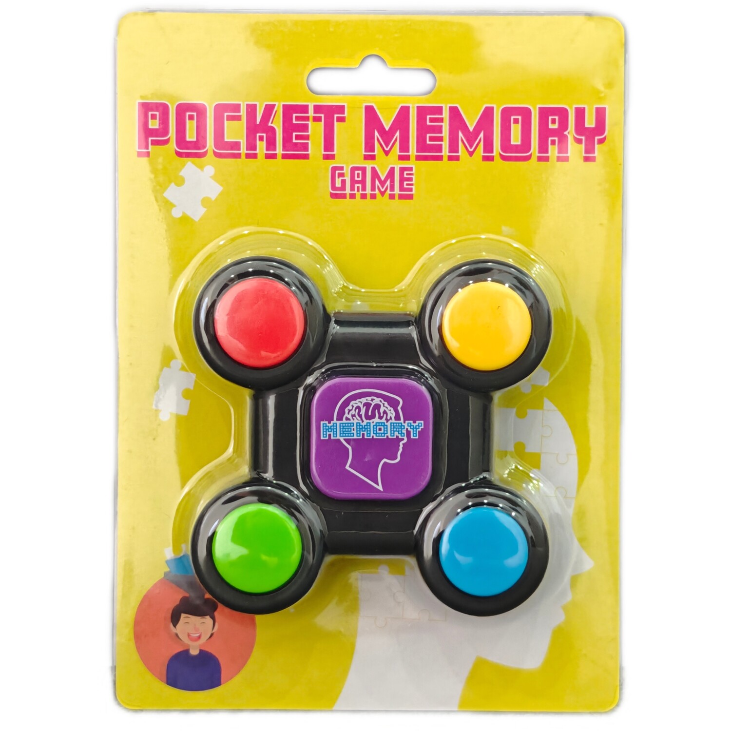 Pocket Memory Game Black Image 1