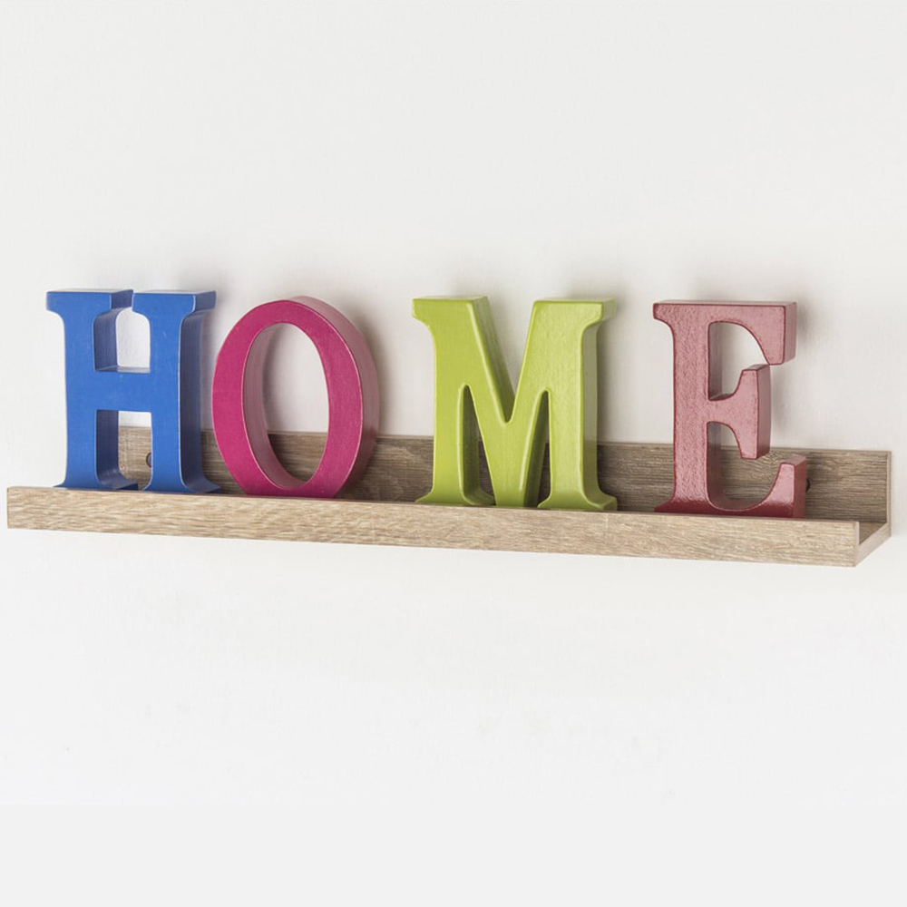 Core Products Dura 58cm Oak Effect Display Shelf Image 2