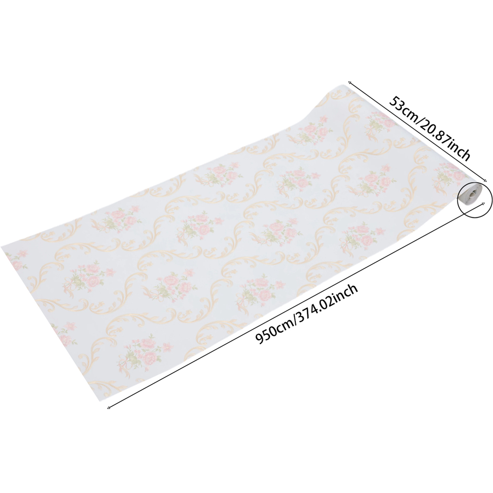 Living and Home Multicolour 3D Embossed Non-Woven Wallpaper Roll 950 x 53cm Image 8