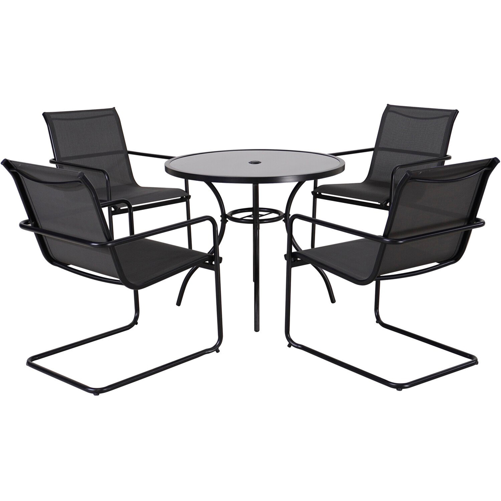 Bromley Dining Table and Chair Set Black Image 2