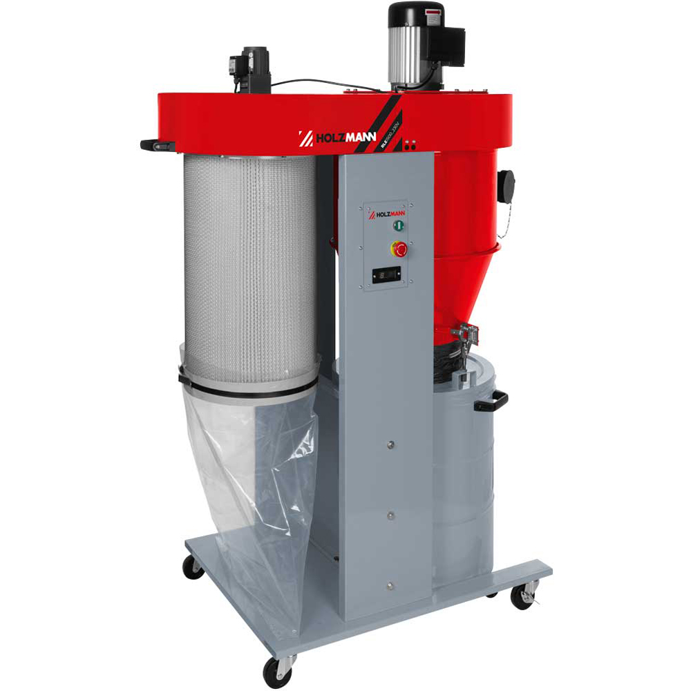 Holzmann RLE1500 230V Cyclone Dust Extractor 1900m3/h Image 1