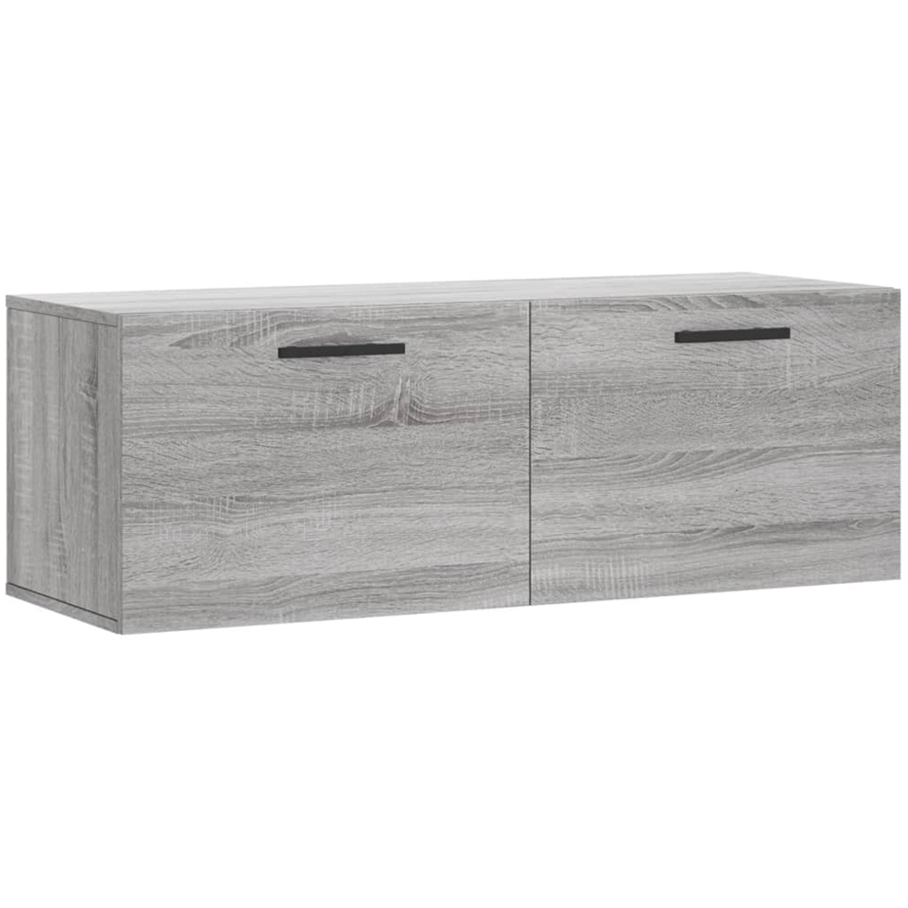 vidaXL 2 Door Grey Sonoma Wall Cabinet Image 2