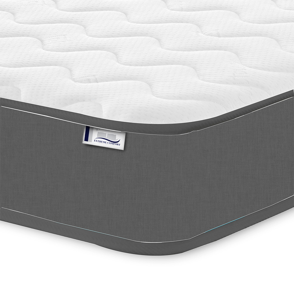 Extreme Comfort Cooltouch Colours Small Single Grey Memory Foam and Spring Mattress Image 3