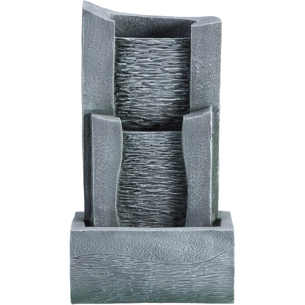 Serenity Vertical Slate Waterfall Mains Powered LED Water Feature Image 5