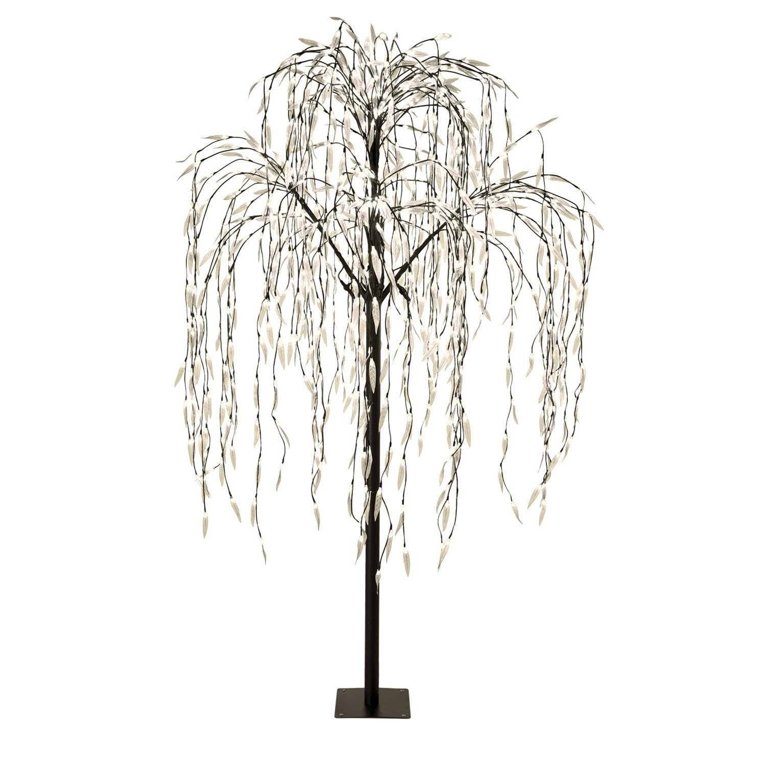 Black LED Willow Artificial Tree Decoration Image 2